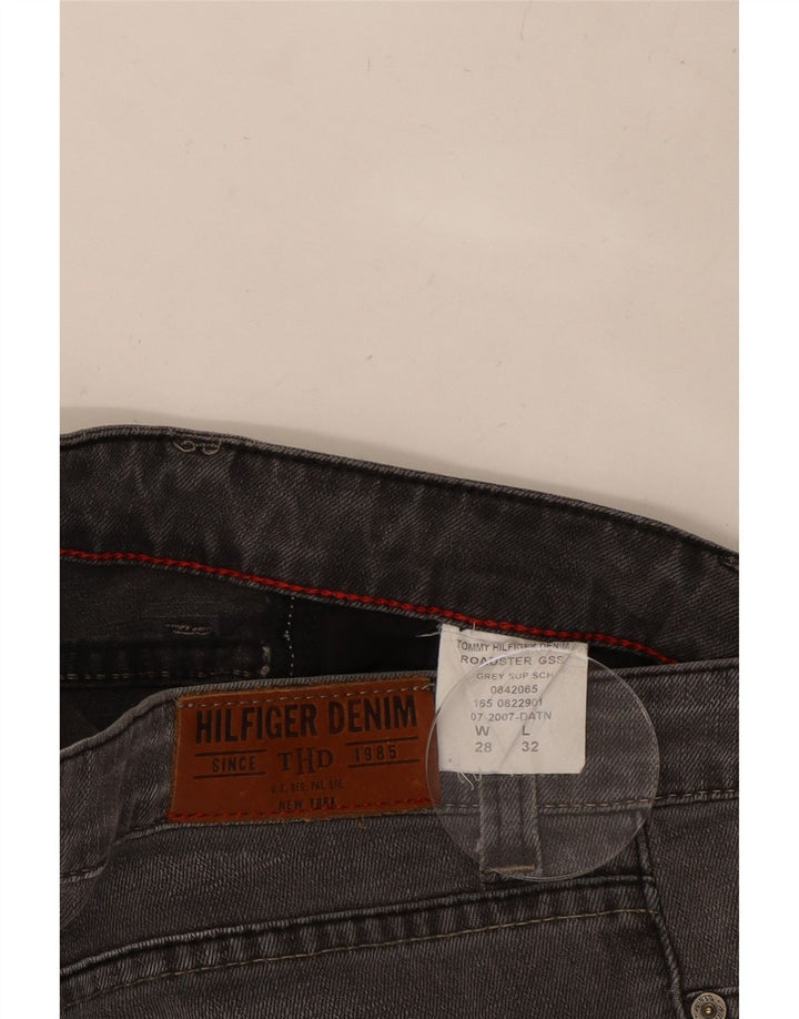 TOMMY HILFIGER Slim Jeans til kvinder W28 L32 Grå bomuld