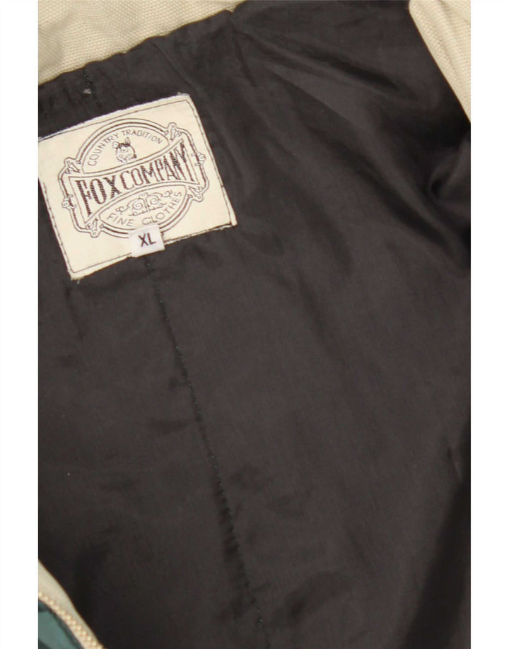 Vintage Bomberjakke til mænd UK 42 XL Beige Colourblock