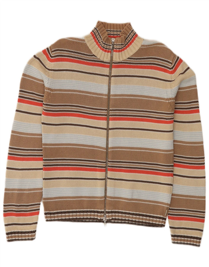 Esprit Dame Cardigan Sweater UK 12 Medium Flerfarvet Stribet