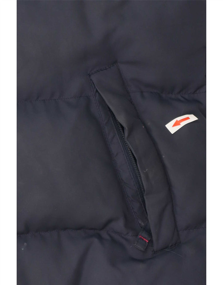 Besætningstøj Dame Polstret Gilet UK 12 Medium Navy Blue Polyester