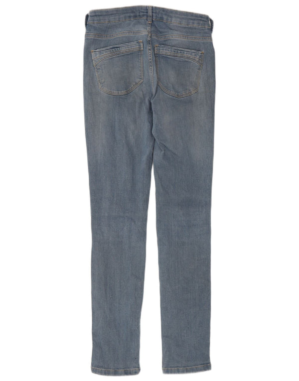 MINT VELVET Dame Slim Jeans UK 8 Small W26 L28 Blue Bomuld