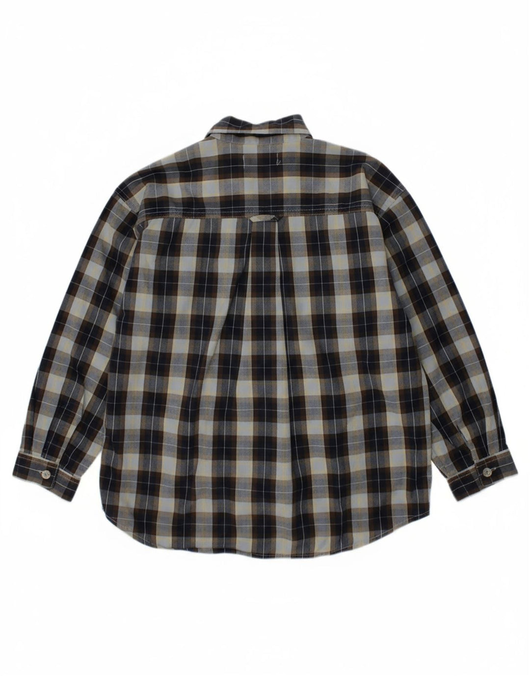 TIMBERLAND Boys Shirt 5-6 Years Blue Check Cotton