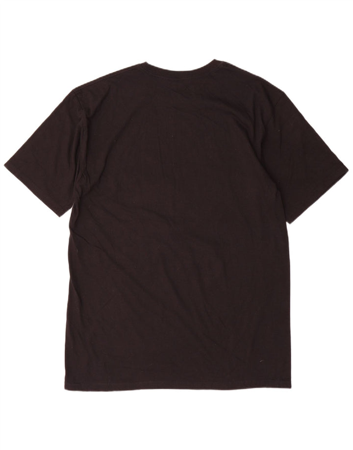 Volcom Herre Grafisk T-Shirt Top Stor Sort Bomuld