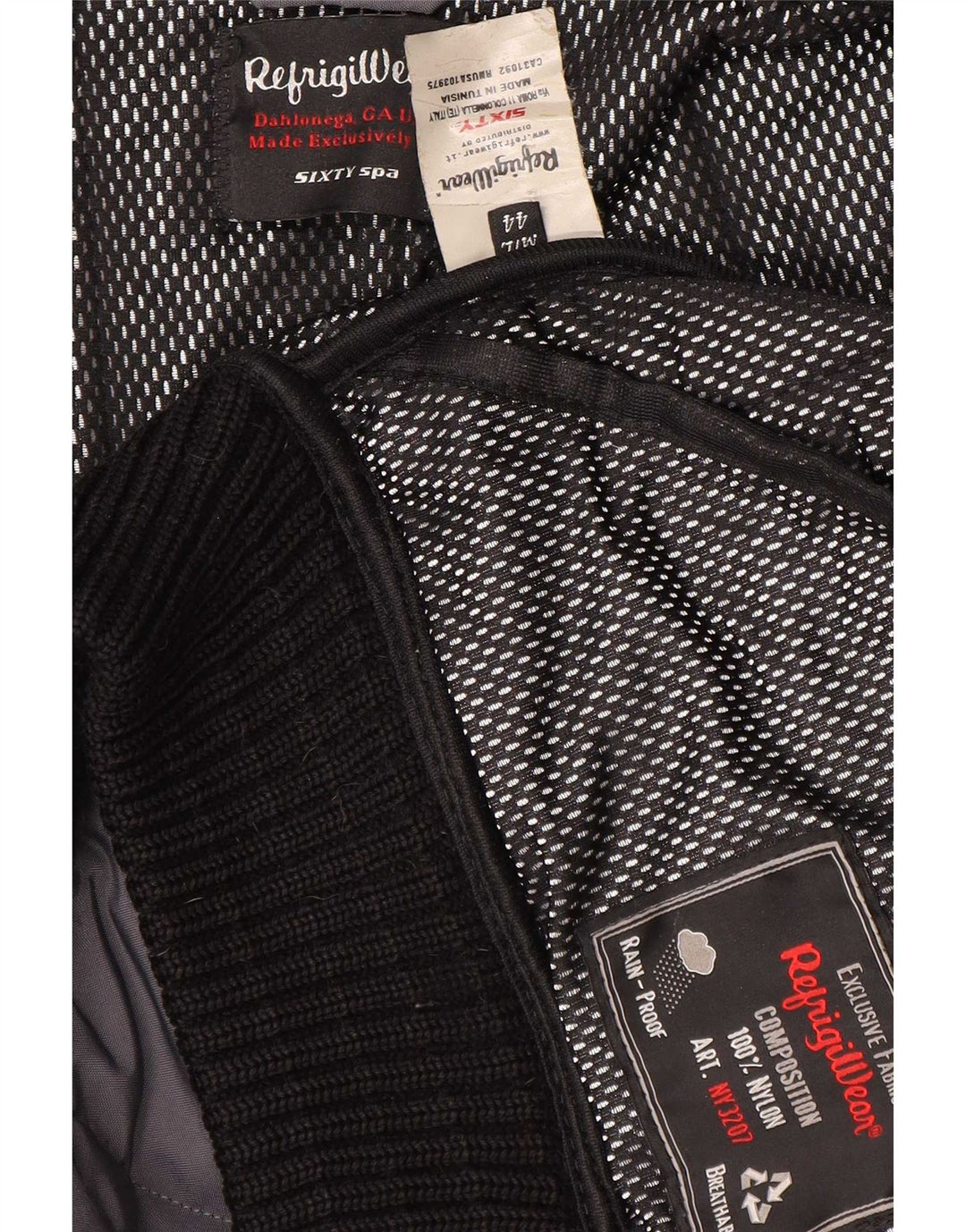 Refrigiwear Dame Regnjakke IT 44 Medium Grey Colourblock Nylon