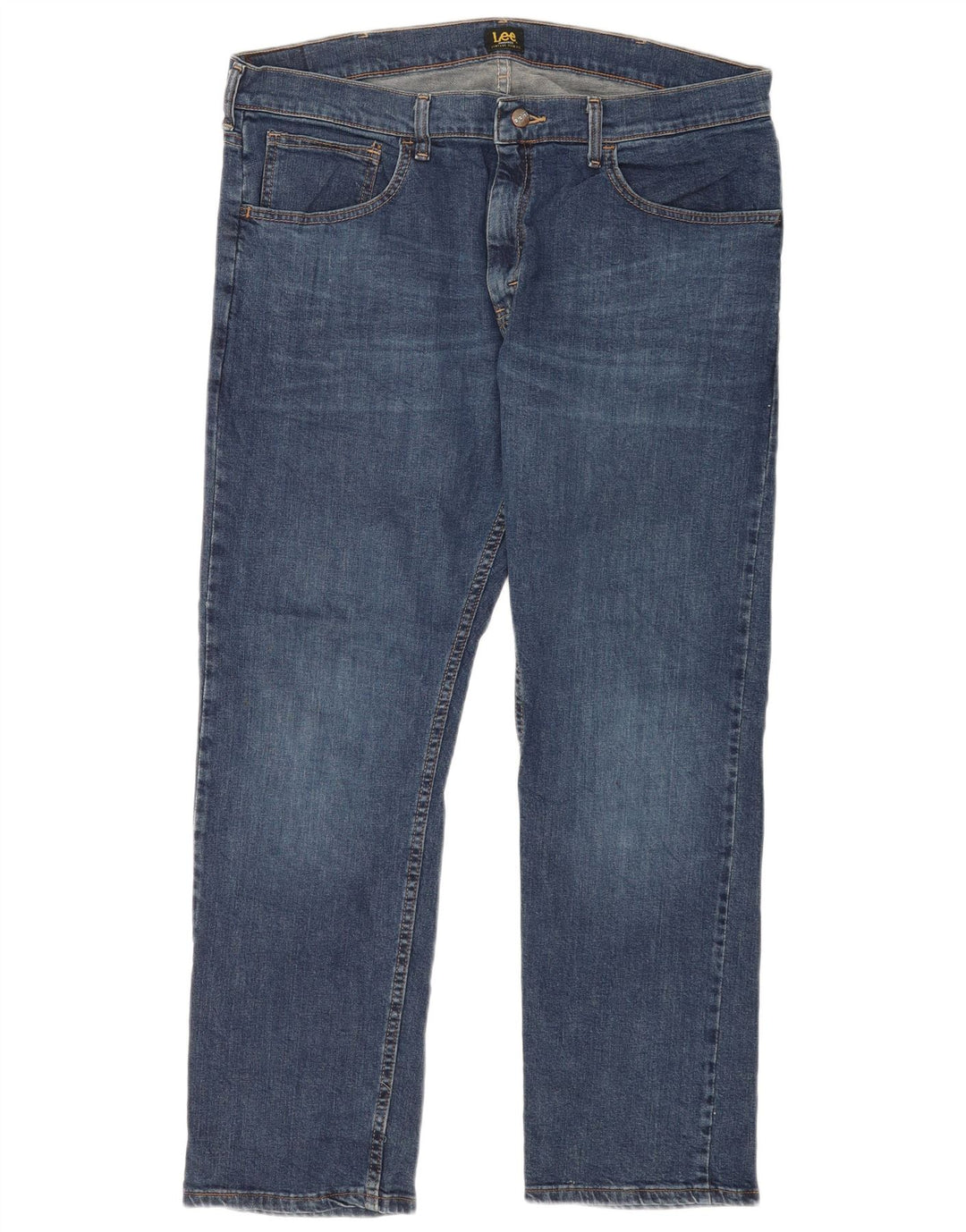 Lee Slim Jeans til mænd W38 L30 blå bomuld
