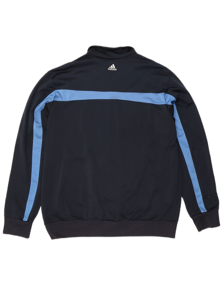 Adidas Træningsdragt til mænd Top jakke Stor marineblå Colourblock Polyester