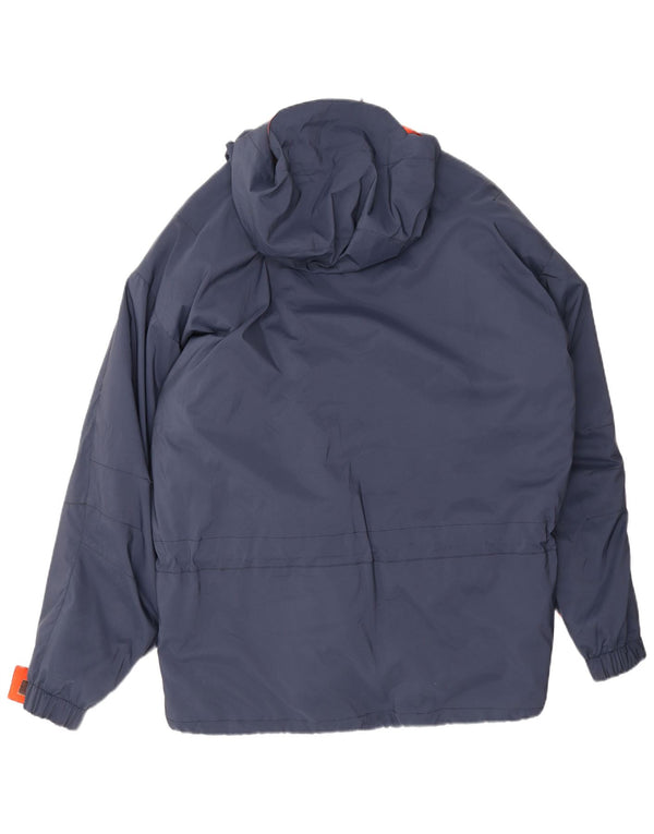 Great Escapes Herre Hættetrøje Skijakke IT 54 2XL Navy Blue Polyester
