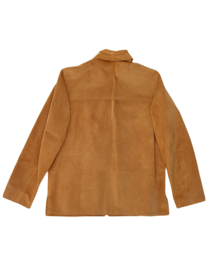 Conbipel Dame Ruskindsjakke IT 42 Medium Brun Læder
