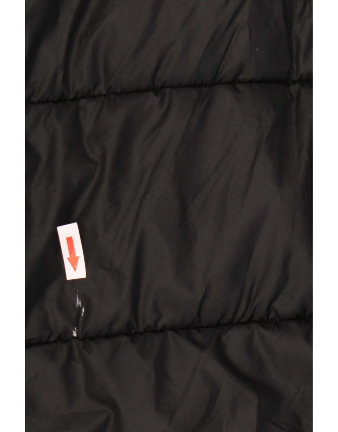 Adidas Dame Hætte Polstret Frakke UK 16/18 Large Black Polyester