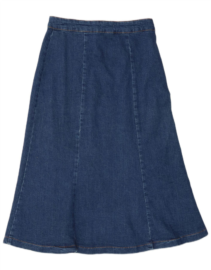 WHISTLES Dame denimnederdel UK 10 Small W28 Blue Cotton