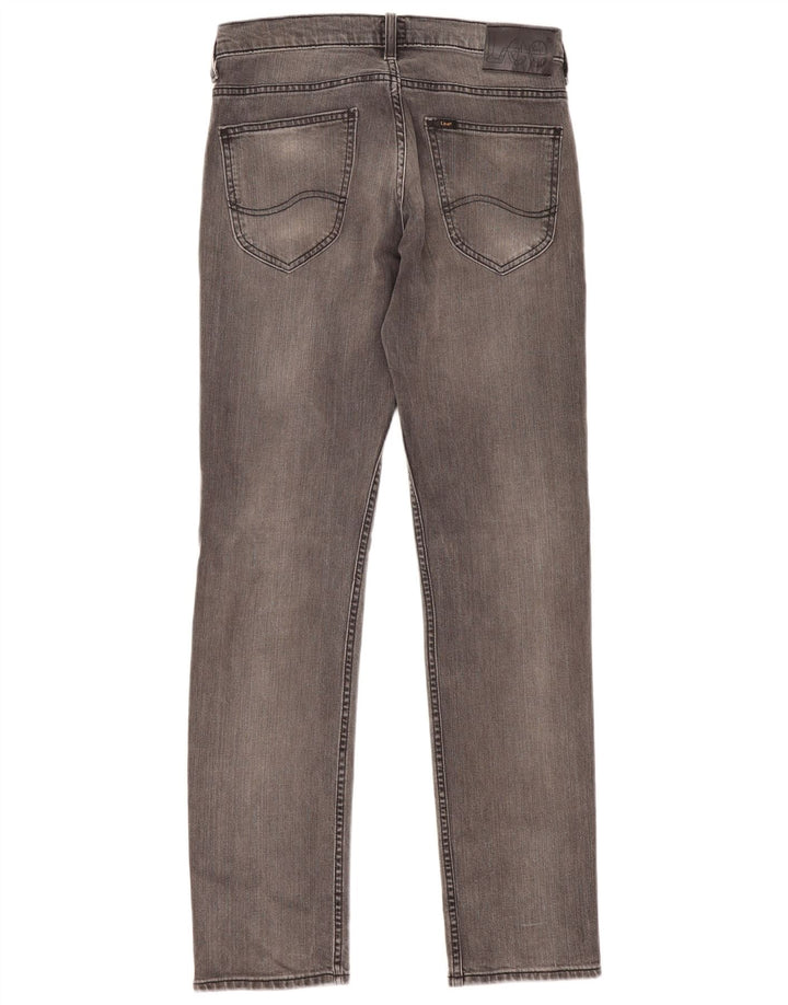 Lee Dame Powell Slim Jeans W30 L32 Grå Bomuld