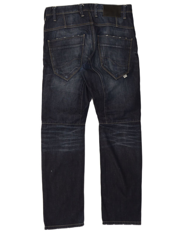 Jack & Jones Herre Anti Fit Straight Jeans W32 L32 Blå Bomuld