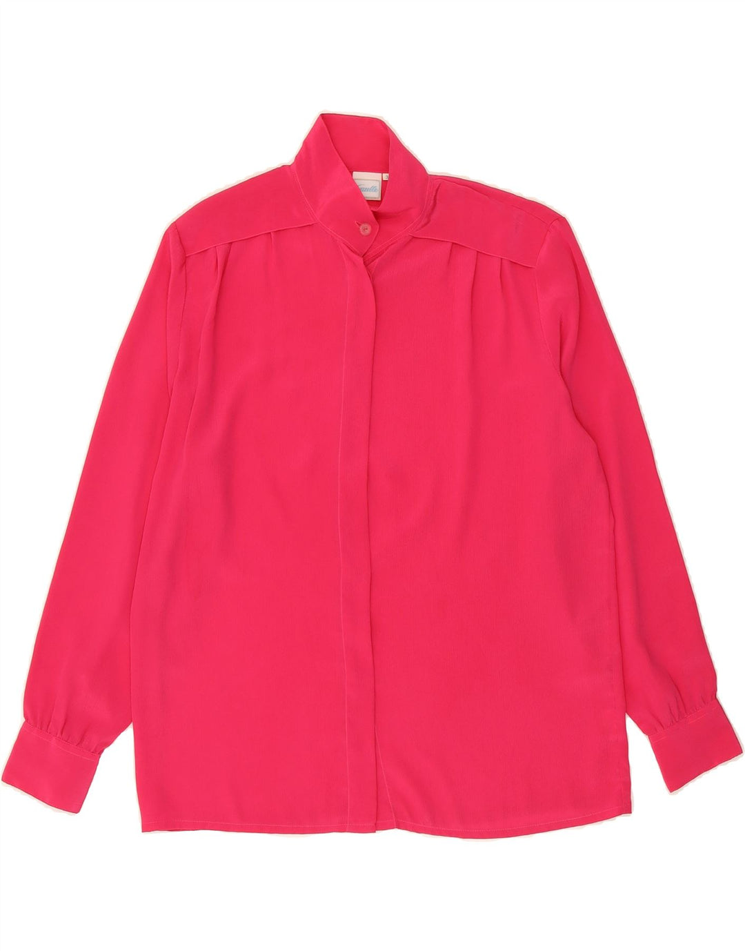 GAZELLE Womens Shirt Blouse EU 38 Medium Pink Polyester Vintage Gazelle and Second-Hand Gazelle from Messina Hembry 