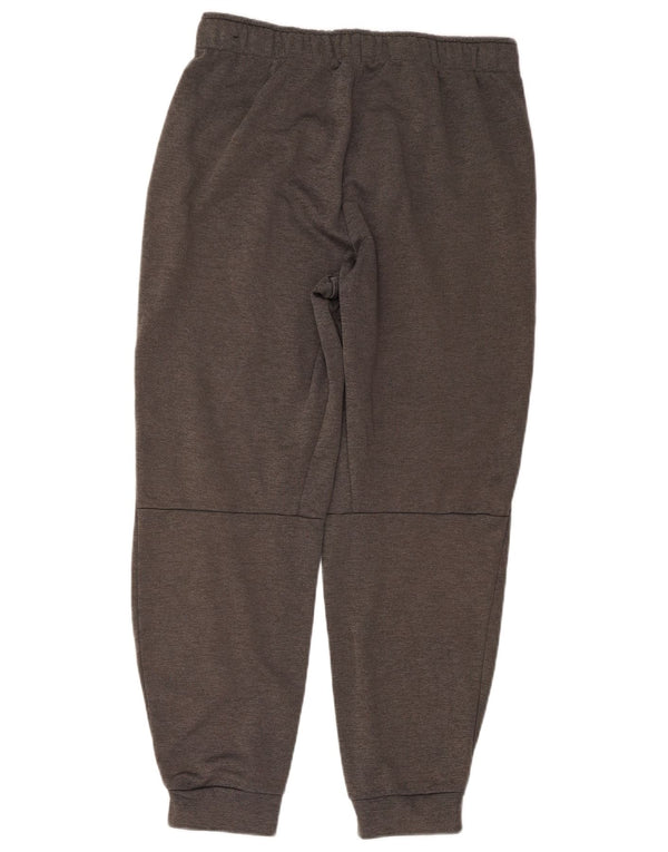 Nike Herre Dri Fit Standard træningsdragt Bukser Joggers Large Grå Polyester