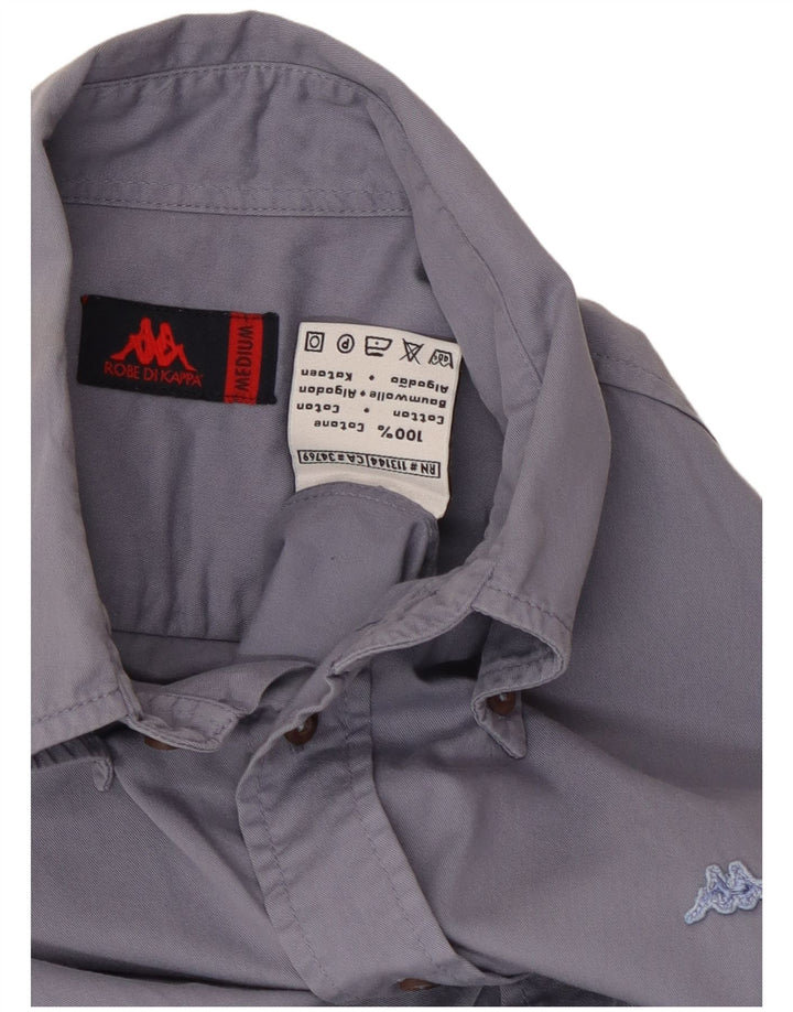 Kappa herreskjorte medium blå bomuld