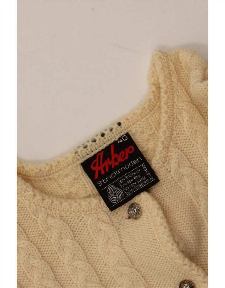 Arbep Dame Bolero Jumper EU 40 Medium Gul Uld