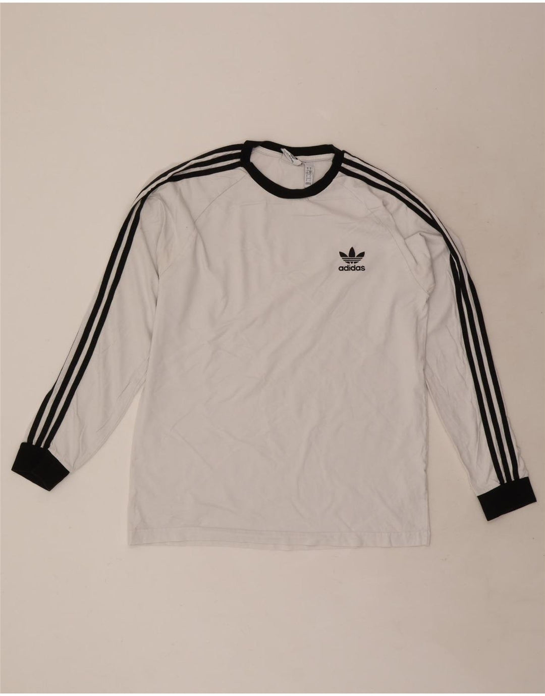 Adidas Herre Top Langærmet Stor hvid Bomuld