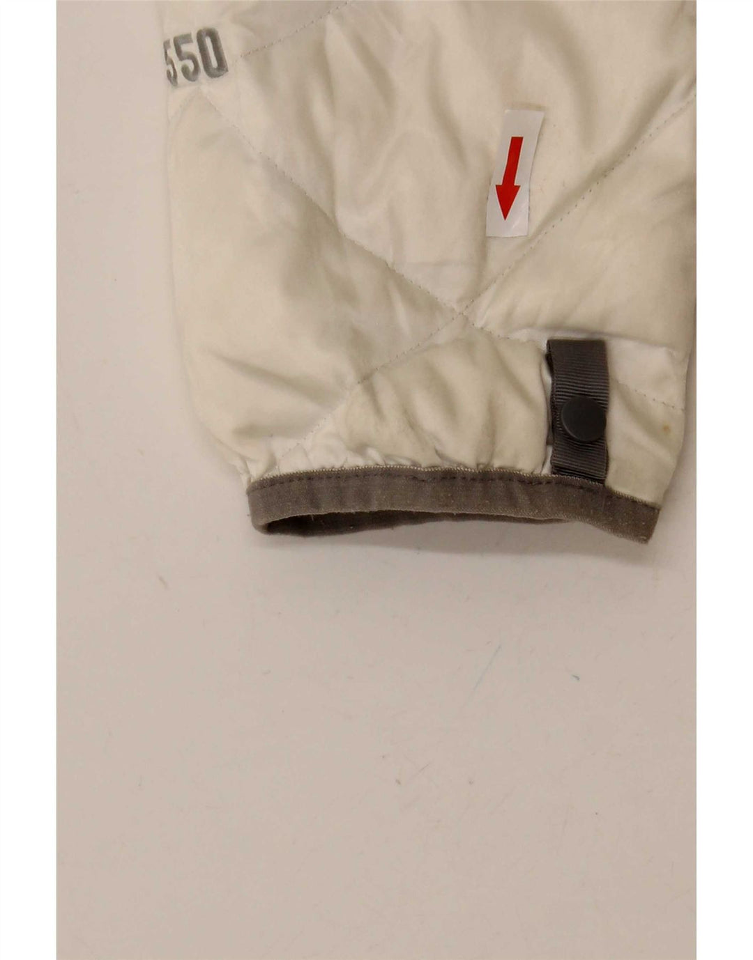 The North Face Dame Polstret Jakke UK 16 Large Off White Nylon