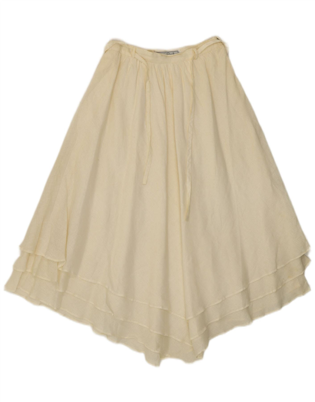 Giorgio Grati Dame Asymmetrisk Nederdel IT 42 Medium W24 Off White