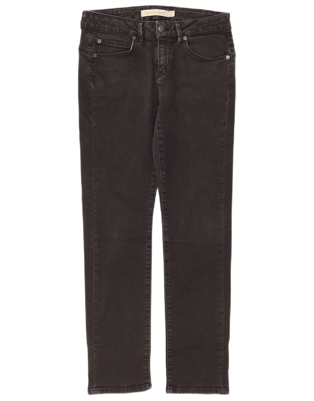 Calvin Klein Dame Slim Jeans W29 L30 Grå