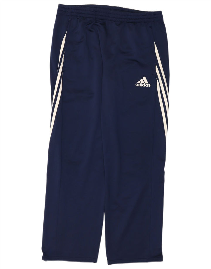 Adidas Dame træningsdragt Bukser UK 14 Large Navy Blue Polyester