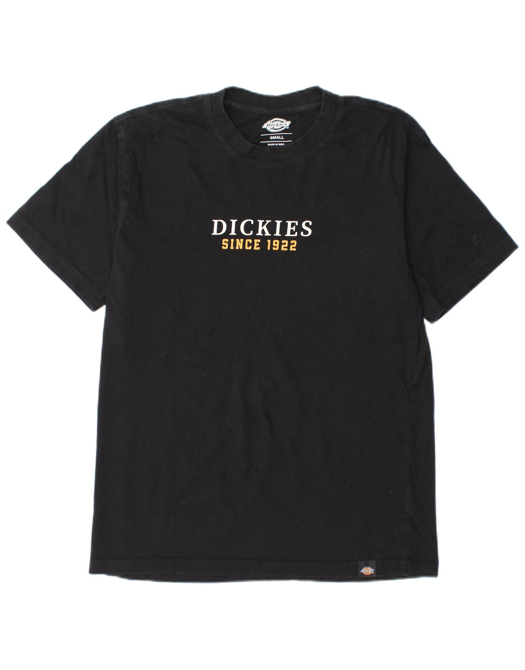 DICKIES Herre grafisk grafisk T-shirt top lille sort bomuld