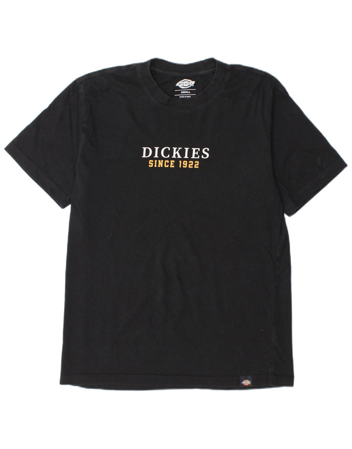 DICKIES Herre grafisk grafisk T-shirt top lille sort bomuld