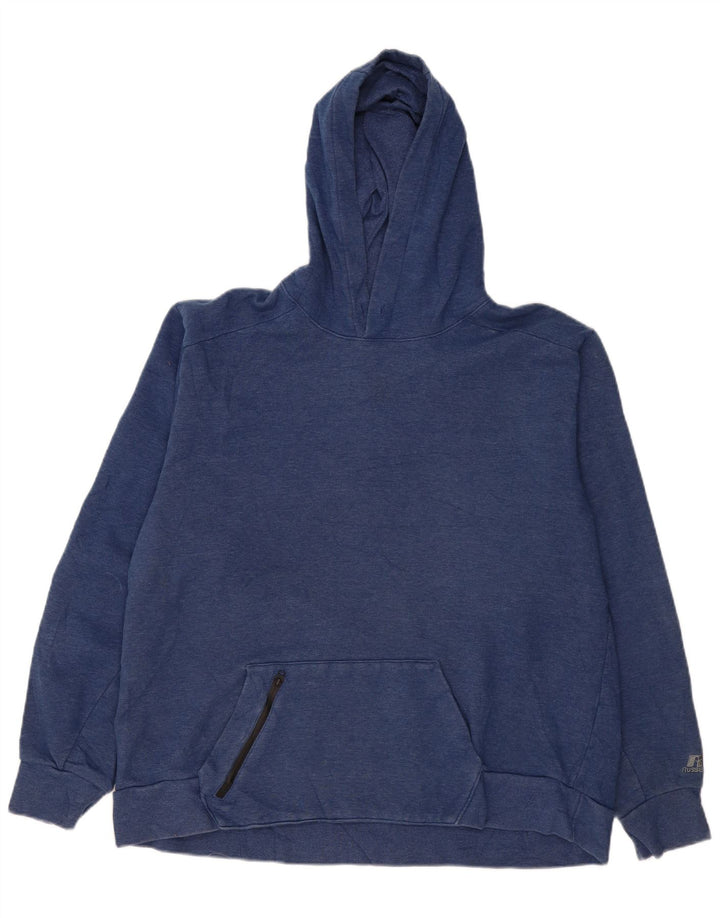 RUSSELL ATHLETIC Herre hættetrøje Jumper XL Marineblå Bomuld