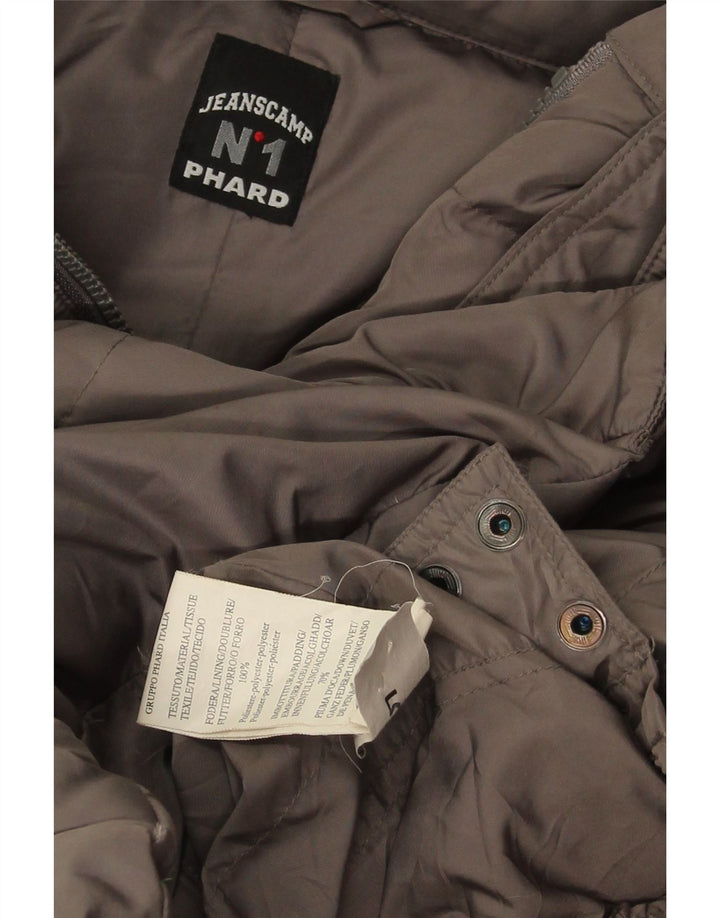 Phard Womens Polstret Frakke UK 14 Medium Grey Polyester