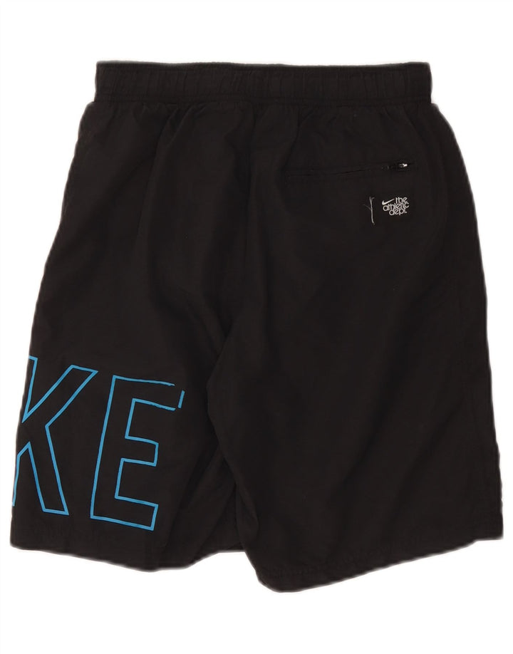 Nike Herre grafiske sportsshorts Små sorte nylon