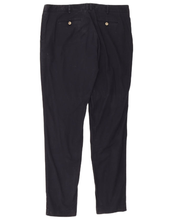 Hobbs Dame Skinny Chino Bukser UK 12 Medium W34 L31 Marineblå Bomuld