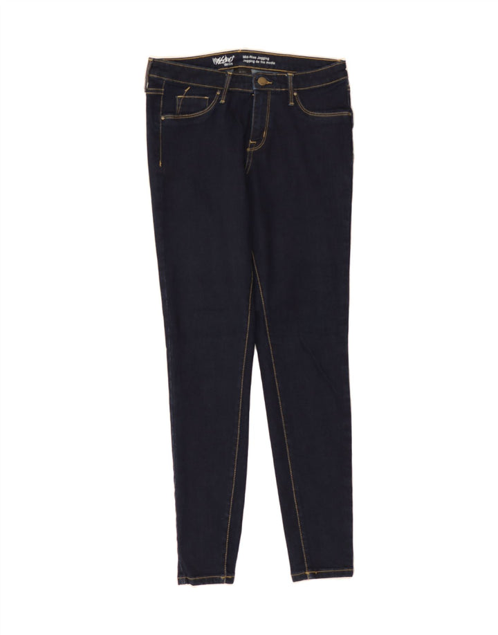 MOSSIMO Womens Mid Rise Legging Skinny Jeans US 8 Medium W30 L30 Navy Blue Vintage Mossimo and Second-Hand Mossimo from Messina Hembry 