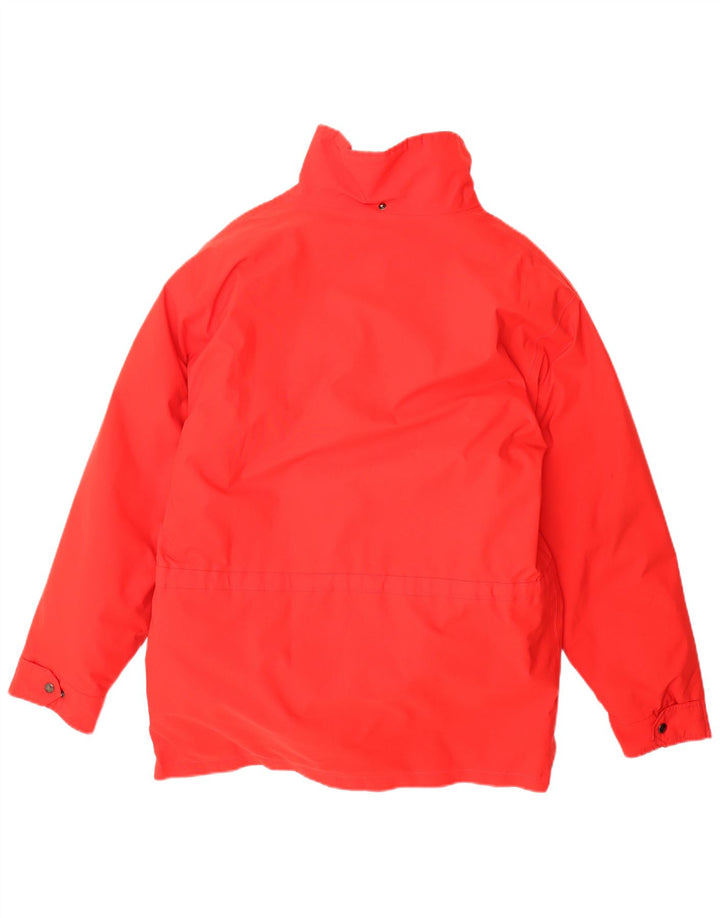 MANUDIECI Mens Windbreaker Coat UK 40 Large Red