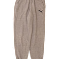 PUMA Boys Tracksuit Trousers Joggers 13-14 Years Grey Cotton