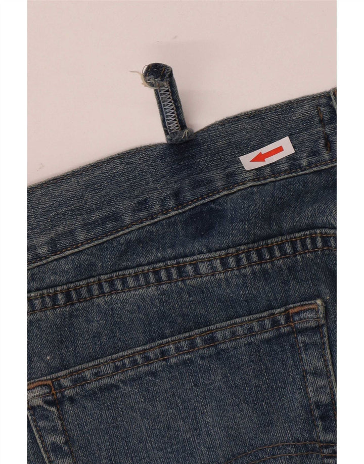 Lee Herre Regular Fit Straight Jeans W34 L32 Blue Cotton