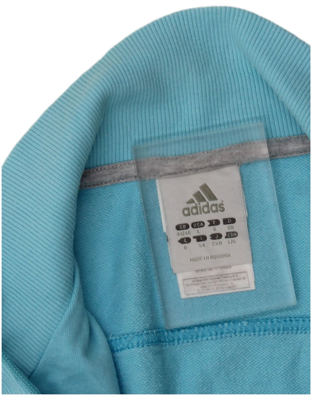 ADIDAS træningsdragt topjakke til kvinder EU 44/46 Stor blå bomuld