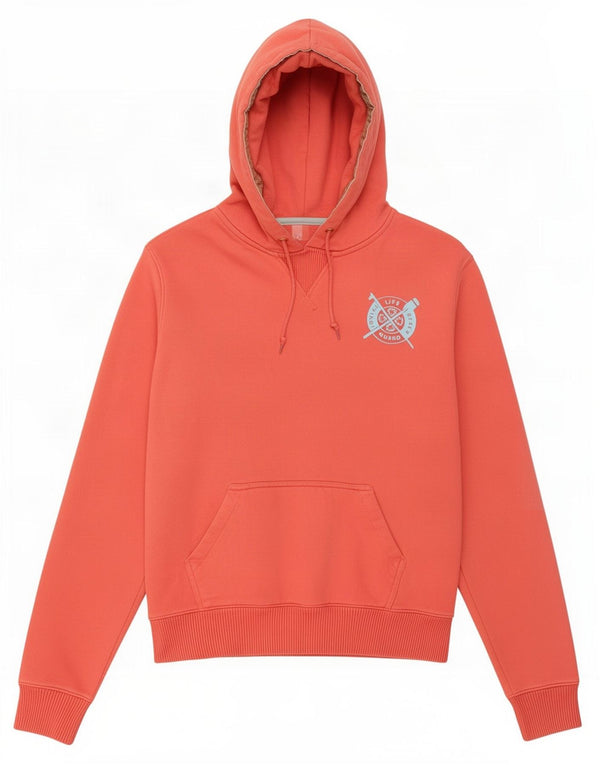 Joules Graphic Hoodie Jumper UK 12 Medium Rød Bomuld