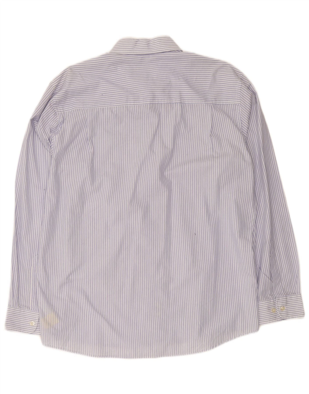 M&Co Herre Regular Fit skjorte, stor blå stribet bomuld Classic
