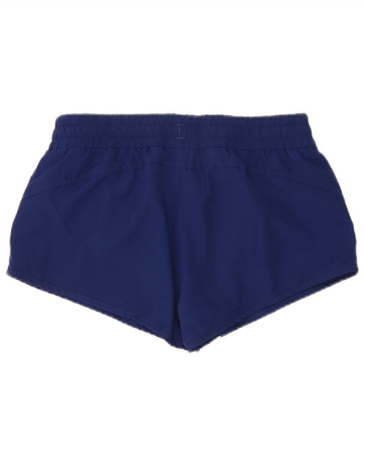 Puma Sportsshorts til kvinder UK 12 Medium Navy Blue Polyester