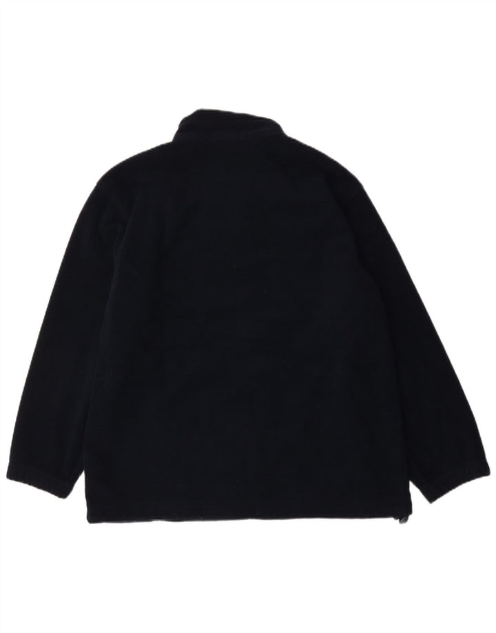 Marks & Spencer Fleecejakke til kvinder UK 14 Stor marineblå polyester