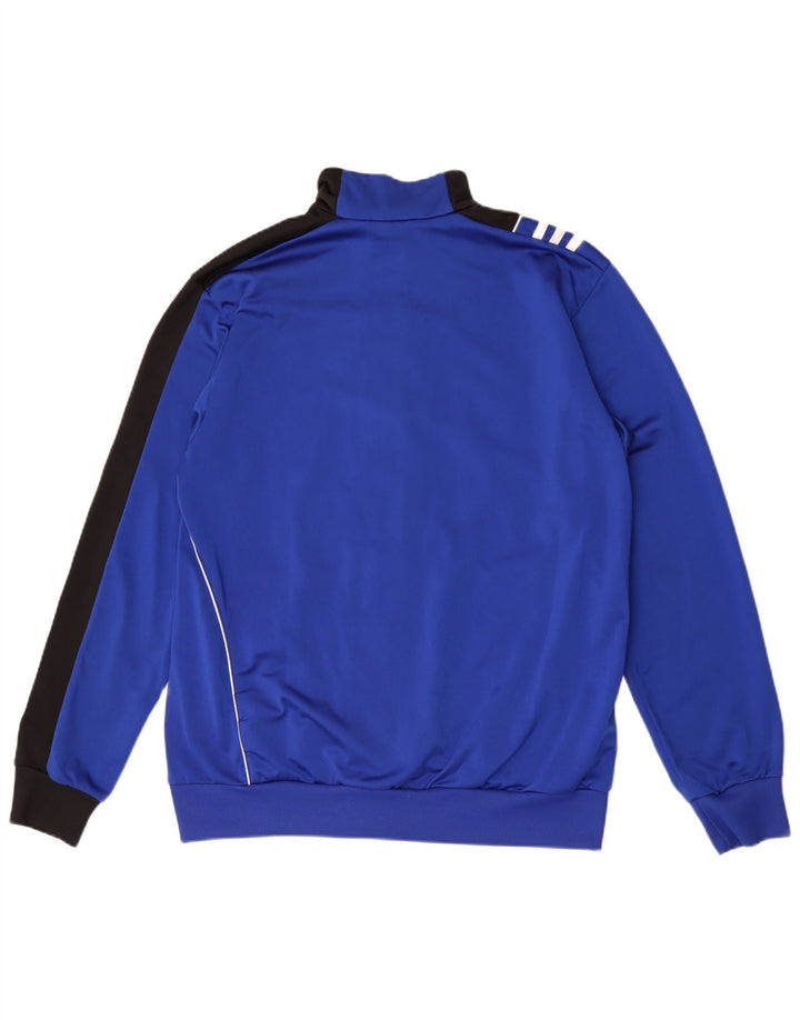 Adidas Træningsdragt til mænd Topjakke UK 42/44 Stor blå farveblok polyester