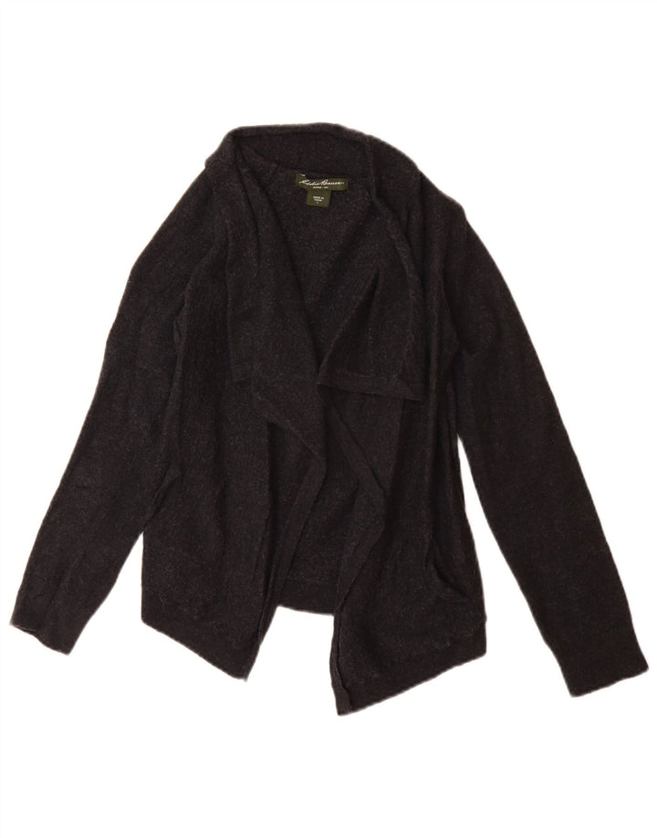 Eddie Bauer Pige Cardigan Sweater 11-12 År Stor Sort Uld
