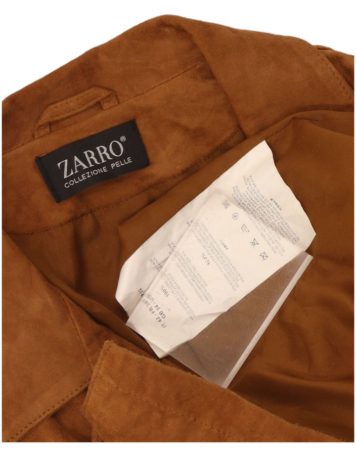 Zarro Dame Ruskindsjakke IT 42 Medium Brun Læder