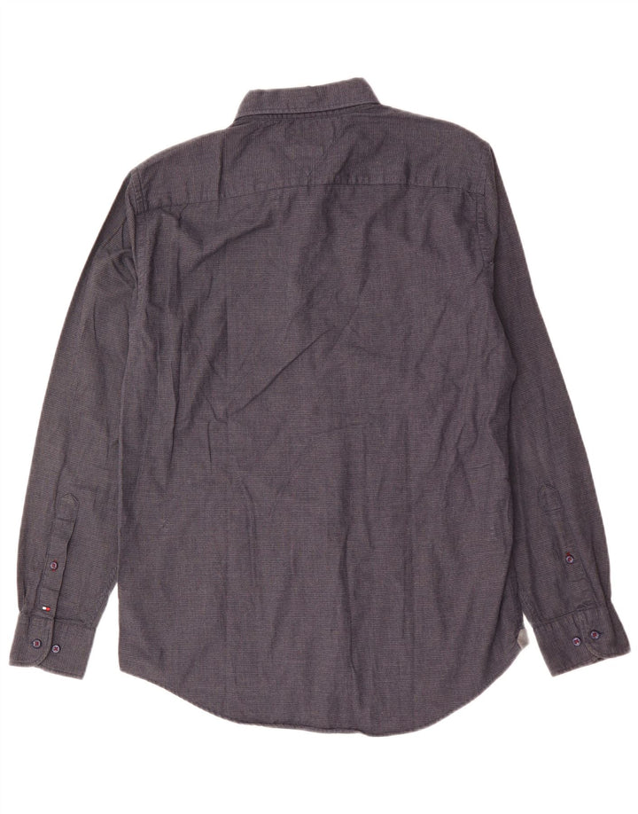 Tommy Hilfiger Herre New York Fit skjorte Medium Grå Bomuld