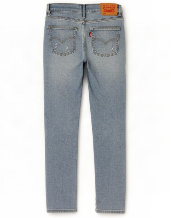 Levi's Boys 510 Distressed Skinny Jeans 11-12 år W26 L27 Blue
