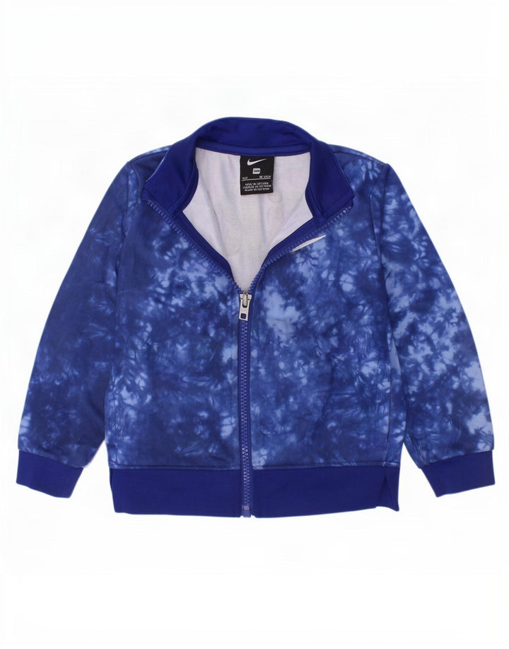 Nike Baby Boys Grafisk træningsdragt topjakke 18-24 måneder Blue Tie Dye