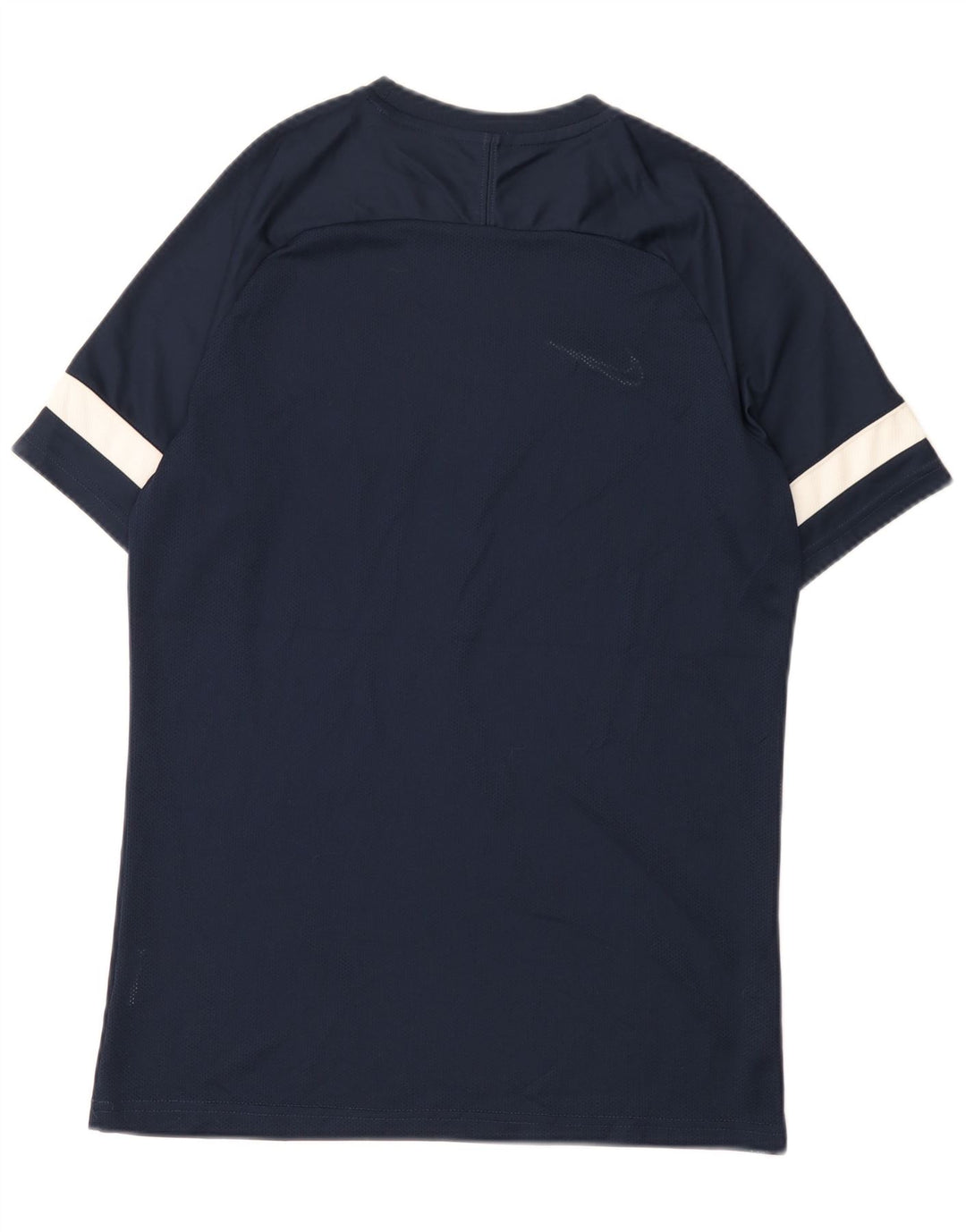 Nike Herre Dri Fit T-shirt Top Medium Marineblå Colourblock Polyester