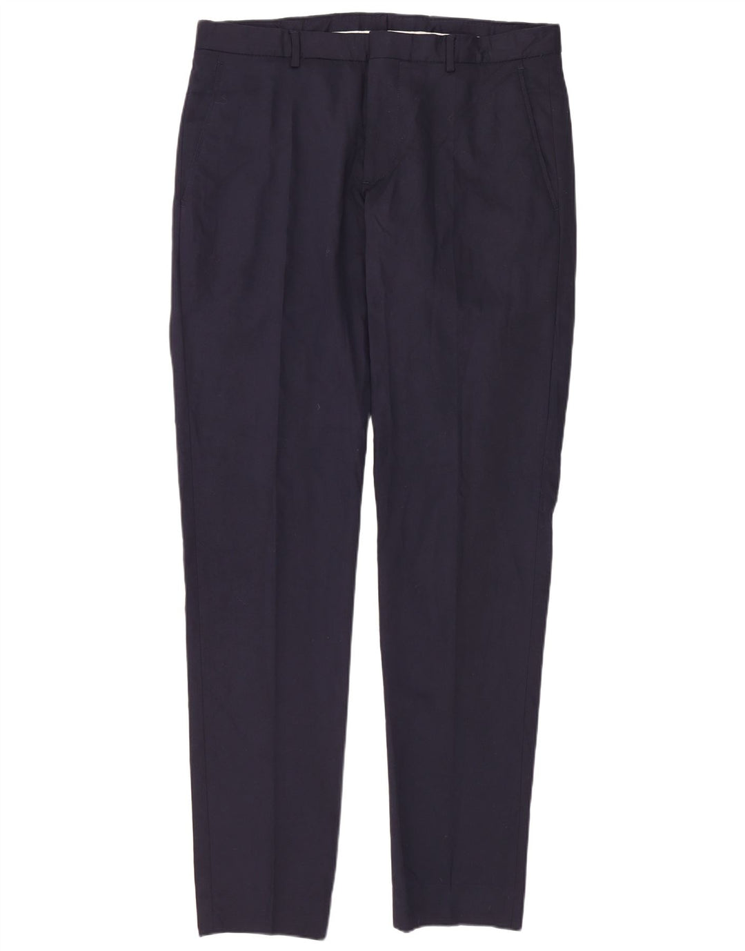 Zara Herre Slim Suit Bukser EU 40 Medium W31 L36 Navy Blue