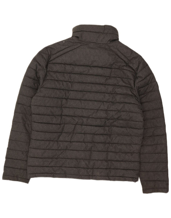 Superdry polstret herrejakke UK 42 XL Grå sildebenspolyester
