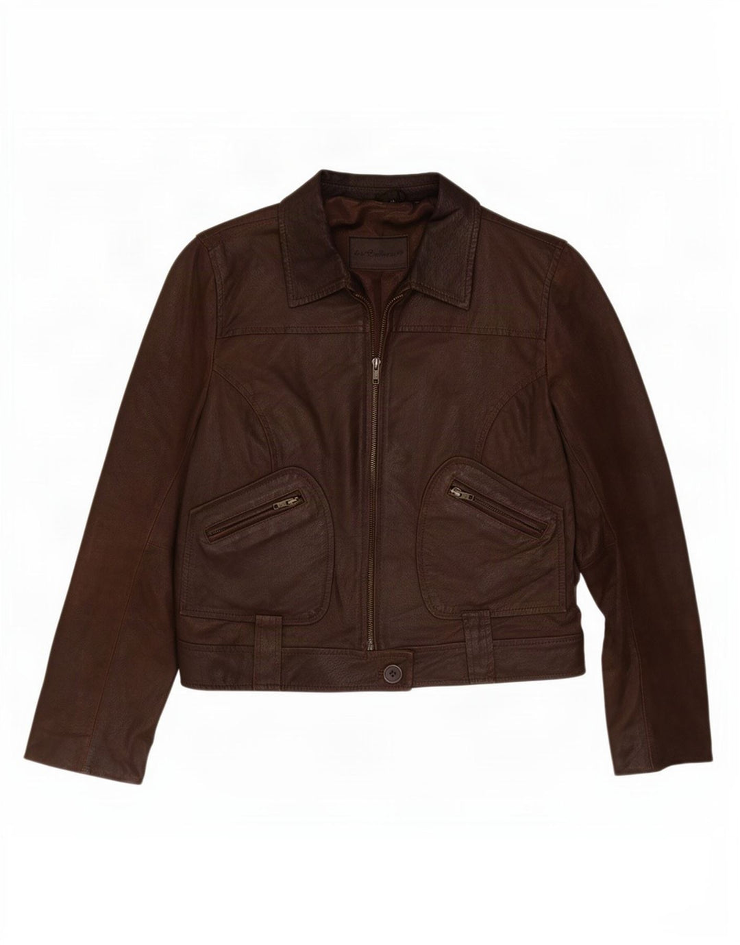 I Extenso Dame Læderjakke UK 14 Medium Brun